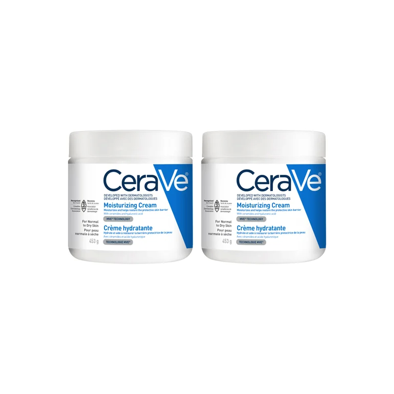 CeraVe - Crème Hydratante, Pack 2 x 453 g