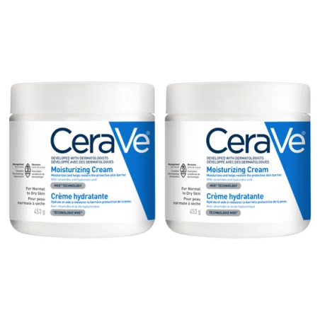CeraVe - Crème Hydratante, Pack 2 x 453 g