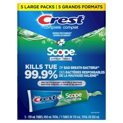 Dentifrice à mousse active - Crest Complete Avancé avec Scope