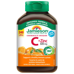 Jamieson C +Zinc 600mg avec 340 comprimés