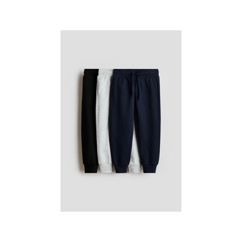 Lot de 3 Pantalons de jogging en jersey de coton doux - Enfant