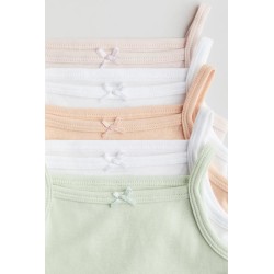 Lot de 5 Maillots en jersey de coton doux - Fille