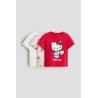 Lot de 3 Hauts à manches courtes en jersey de coton souple - Enfant