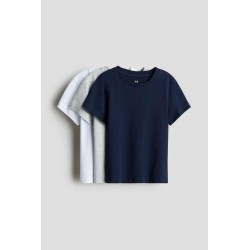 Lot de 3 T-shirts en jersey de coton doux - Enfant