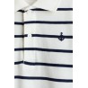 Polo en piqué de coton avec motif brodé devant - Enfant