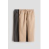 Lot de 2 Pantalons en sergé de coton souple - Enfant