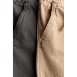 Lot de 2 Pantalons en sergé de coton souple - Enfant