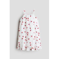 Robe trapèze en matière tissée - Enfant