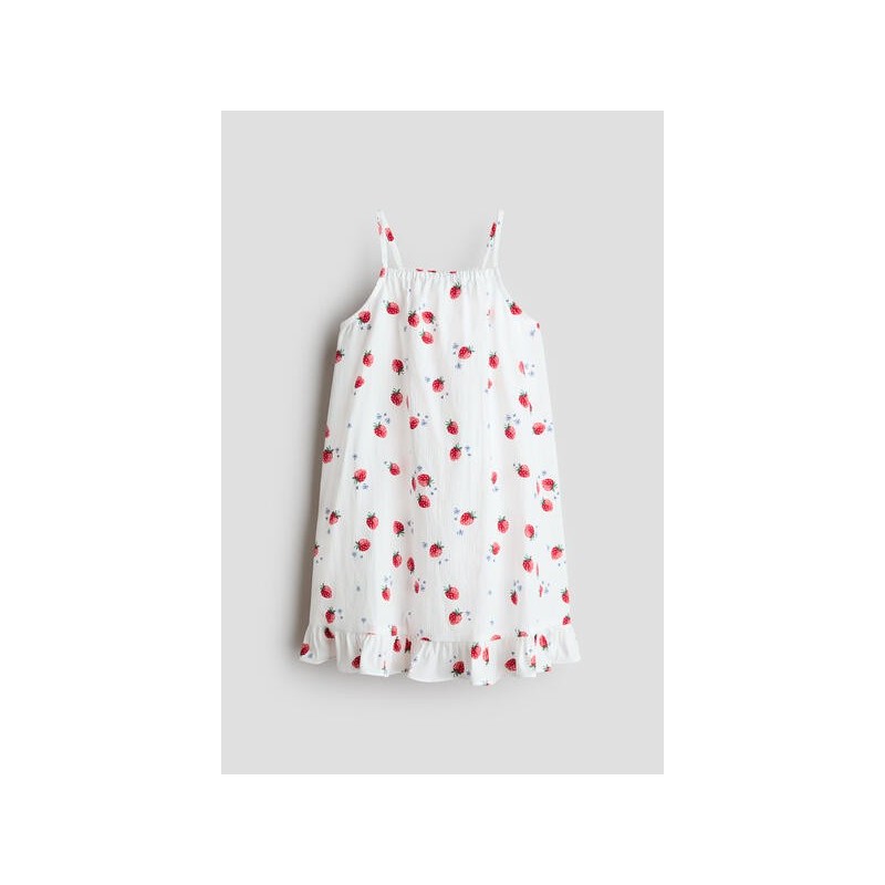 Robe trapèze en matière tissée - Enfant