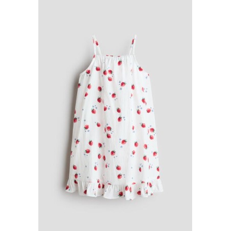 Robe trapèze en matière tissée - Enfant