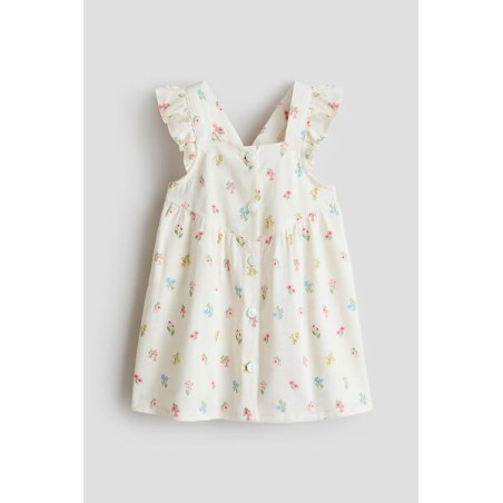 Robe de longueur genou en tissu de coton aérien - Enfant