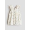 Robe de longueur genou en tissu de coton aérien - Enfant