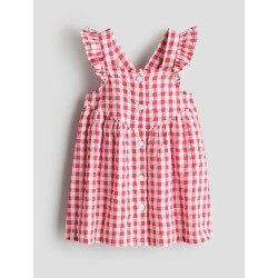 Robe de longueur genou en tissu de coton aérien - Enfant