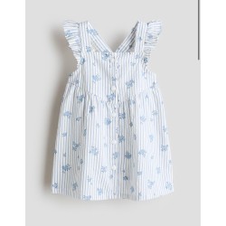 Robe de longueur genou en tissu de coton aérien - Enfant