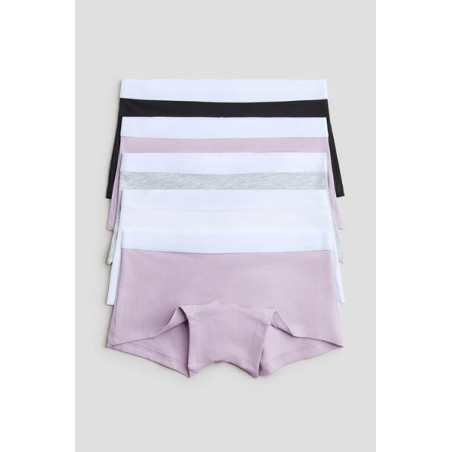 Lot de 5 Caleçons boxeurs en jersey de coton - Fille