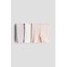 Lot de 3 Shorts cycliste en jersey de coton doux et côtelé - Fille