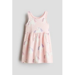 Robe confortable en doux jersey de coton à motif - Enfant