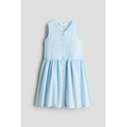 Robe sans manches en crépon de coton aérien - Enfant