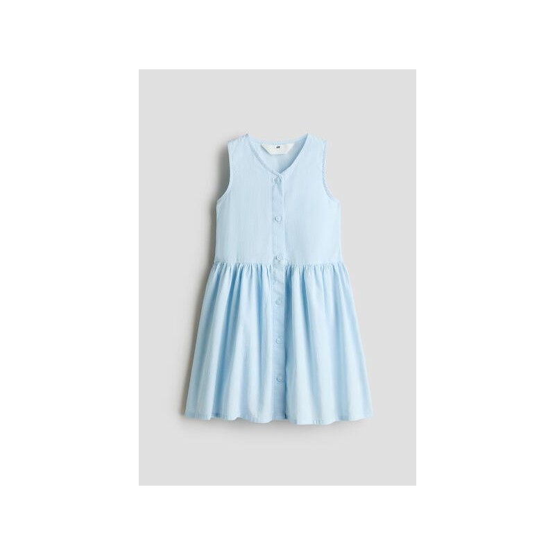 Robe sans manches en crépon de coton aérien - Enfant