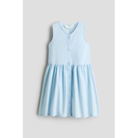 Robe sans manches en crépon de coton aérien - Enfant