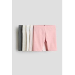 Lot de 5 Shorts cycliste en jersey de coton doux - Fille