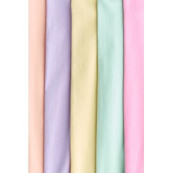 Lot de 5 Leggings en jersey de coton doux avec élastique à la taille - Enfant