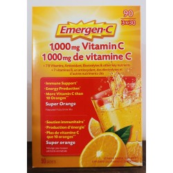 Emergen-C Super Orange - 1000mg de vitamine C