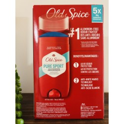 Old Spice - Désodorisant High Endurance, sans aluminium, 1 x 85 g - Détail