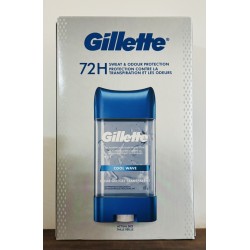Gillette - Antisudorifique et désodorisant en gel transparent, 1 x 108 g - Détail