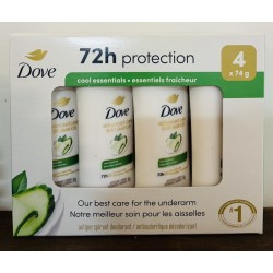 Dove Advanced Care - Antisudorifiques - Pack 4 Protection 72h